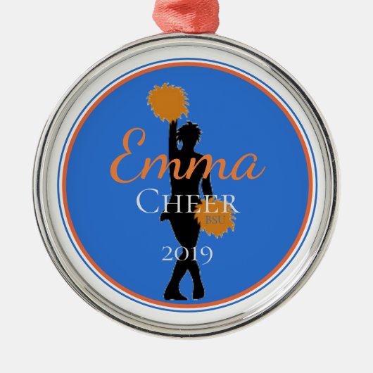 Cheer Ornament Cheerleader-Emma Cheer (Voorkant)
