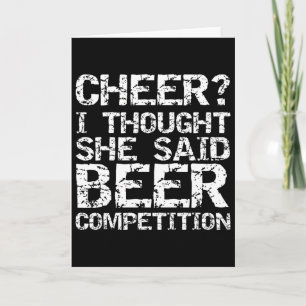 Cheer Papa Cadeau Cheer Ik Dacht Dat Ze Bier Zei C Kaart
