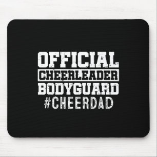 Cheer Papa Grappig Papa Officiële Cheerleader Body Muismat