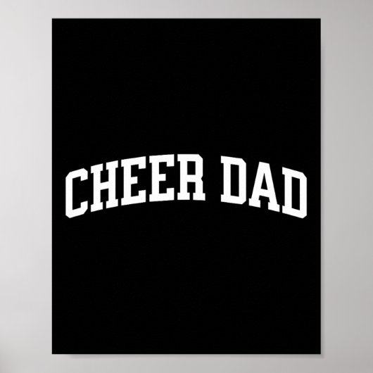 Cheer Papa Koninklijkblauw Cheerleading _1 Poster (Voorkant)