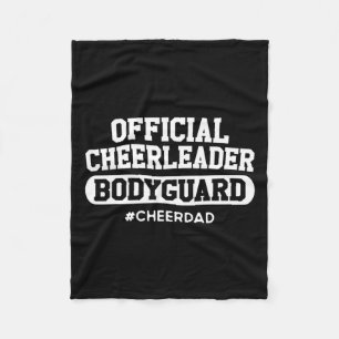 Cheer Papa Officiële Cheerleader Bodyguard Grappig Fleece Deken