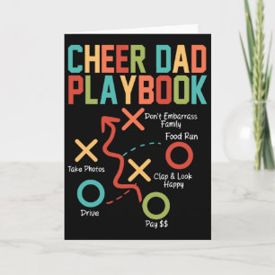 Cheer Papa Playbook Cheerleading Vader Vaderdag M Kaart