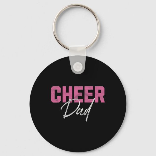 Cheer Papa Roze Cheerleading _5 Sleutelhanger (Voorkant)