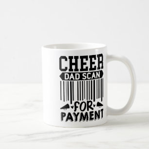 Cheer Papa, Scan Voor Betaling Cheerleader _1 Koffiemok