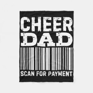 Cheer Papa Scan Voor Betaling Cheerleading _1 Fleece Deken