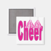 Cheer Pink Magnet (Voorkant / Achterkant)