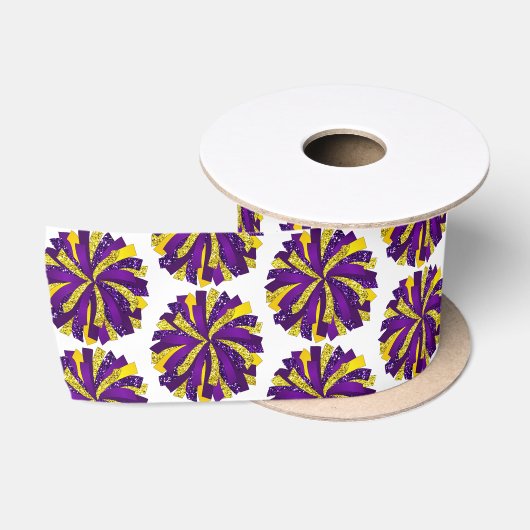Cheer Pom Pom Satin Ribbon Satijnen Lint (Spoel)