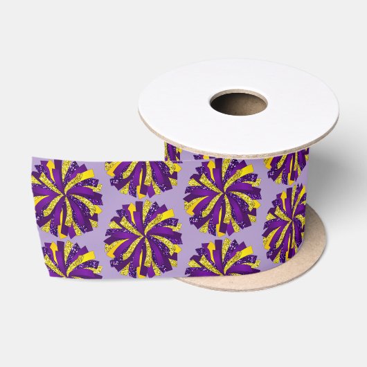 Cheer Pom Pom Satin Ribbon Satijnen Lint (Spoel)