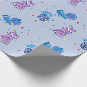 Cheer Pompons en Confetti Cadeaupapier (Hoek)