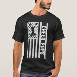 Cheer Poppen van een cheerleader Poppen US Flag Ch T-shirt