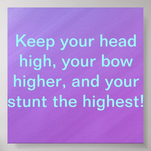 Cheer poster (Voorkant)