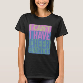 Cheer Praktijk Cheerleader Cheerleading Distress T-shirt
