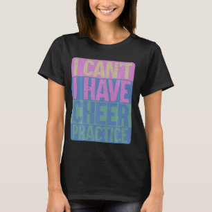 Cheer Praktijk Cheerleader Cheerleading Distress T-shirt