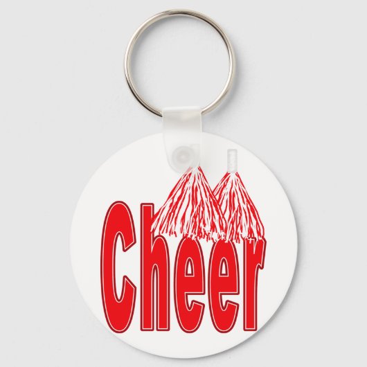 Cheer Red Sleutelhanger (Voorkant)