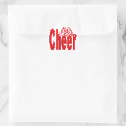 Cheer Rode Stickers (Tas)