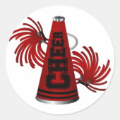 Cheer Ronde Sticker (Voorkant)