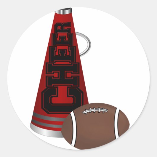 Cheer Ronde Sticker (Voorkant)