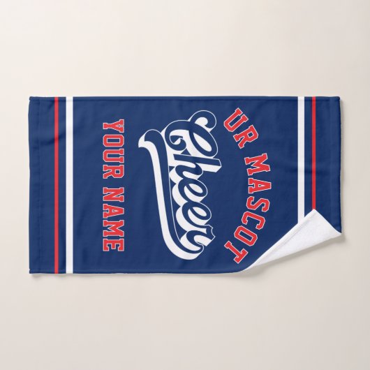 Cheer Script, Aangepaste Naam, Cheer Team Persoonl Handdoek (Handdoek)