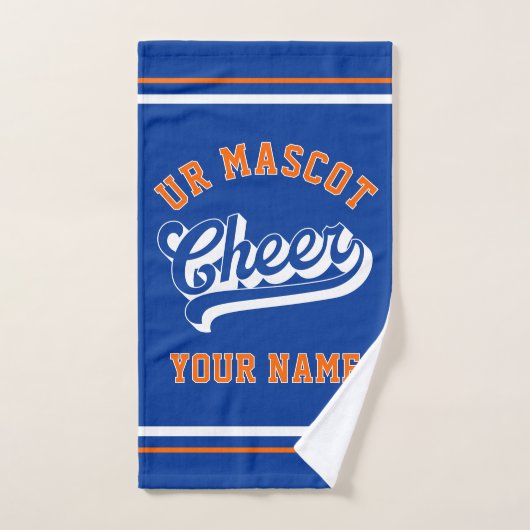 Cheer Script, Custom Name, Cheer Team Personalized Handdoek (Handdoek)