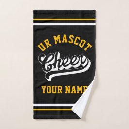 Cheer Script, Custom Name, Cheer Team Personalized Handdoek