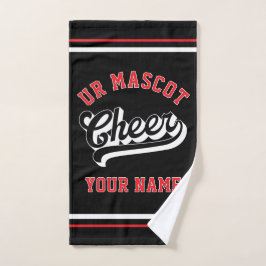 Cheer Script, Custom Name, Cheer Team Personalized Handdoek