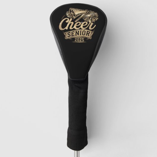 Cheer Senior 2025 Cheerleader Afstudeerklas Van Golfheadcover (Voorkant)