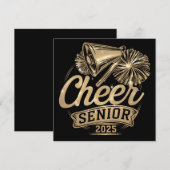 Cheer Senior 2025 Cheerleader Afstuderen Klasse va Kaart (Voorkant / Achterkant)
