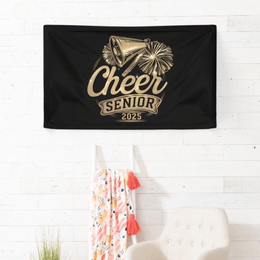 Cheer Senior 2025 Cheerleader Afstuderen Klasse va Spandoek (Insitu)