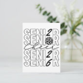 Cheer Senior 2026 Briefkaart (Staand voorkant)