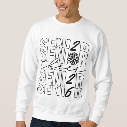 Cheer Senior 2026 Mannen Trui (Voorkant)