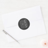 Cheer Senior 2026 Ronde Sticker (Envelop)