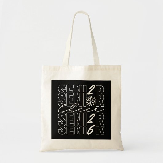 Cheer Senior 2026 Tote Bag (Voorkant)