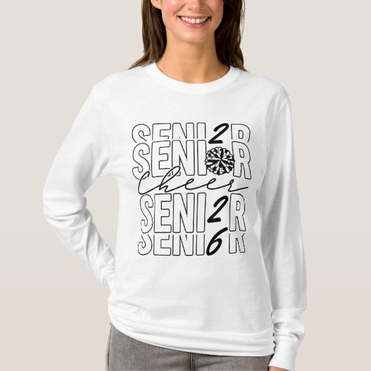Cheer Senior 2026 Women LS T-shirt (Voorkant)
