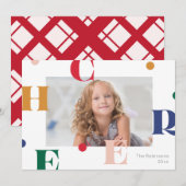CHEER - speelse foto's voor feestdagen Feestdagenkaart (Voorkant / Achterkant)