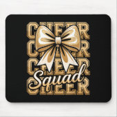 Cheer Squad Gold Funny Srt Cheerleader Cheerleadin Muismat (Voorkant)