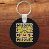Cheer Squad Grappige Cheerleader Cheerleading Koke Sleutelhanger (Voorkant)