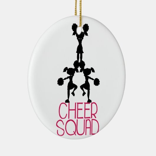 Cheer Squad Keramisch Ornament (Rechts)