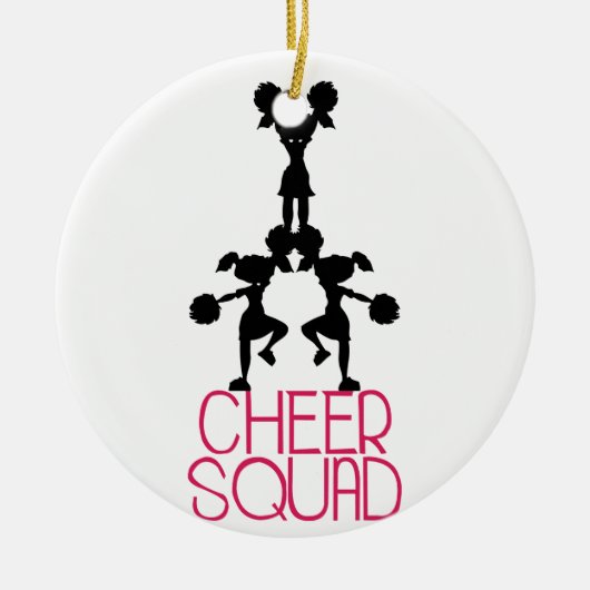 Cheer Squad Keramisch Ornament (Voorkant)