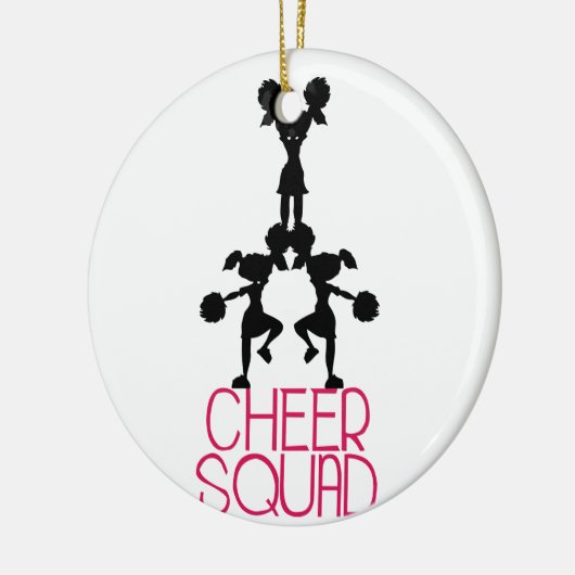 Cheer Squad Keramisch Ornament (Links)