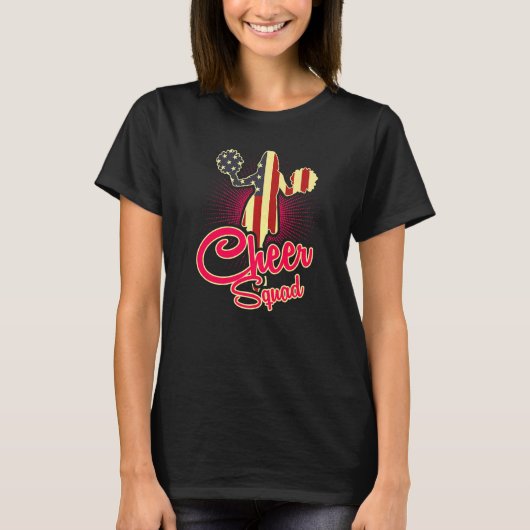 Cheer Squad Leuk Cheerleading Meisje 3 T-shirt (Voorkant)