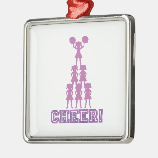 Cheer Squad Metalen Ornament (Links)