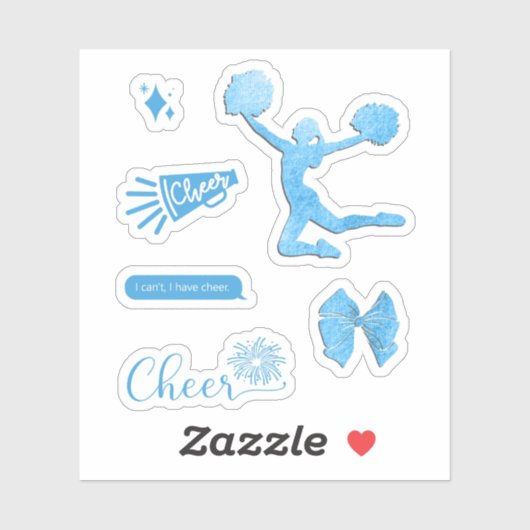 Cheer Sticker Pack, Cheerleader (Vel)