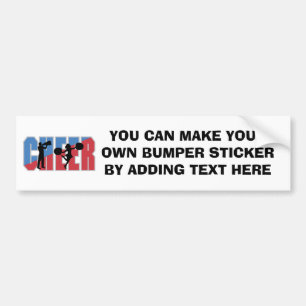CHEER T-shirts en cadeautjes Bumpersticker