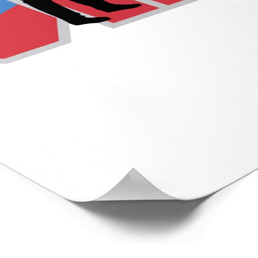 CHEER T-shirts en cadeautjes Poster (Hoek)