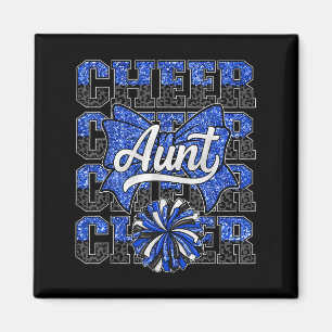 Cheer Tante Tante Bow Sport Cheerleader Cheerleadi Magneet