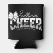 Cheer Team ADD NAME School Athlete Cheerleader Blikjeskoeler (Voorkant)