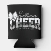 Cheer Team ADD NAME School Athlete Cheerleader Blikjeskoeler (Achterkant)