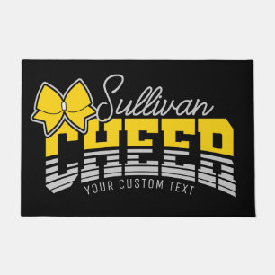 Cheer Team ADD NAME School Athlete Cheerleader Deurmat