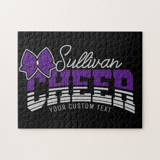 Cheer Team ADD NAME School Athlete Cheerleader Legpuzzel (Horizontaal)
