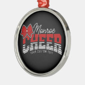 Cheer Team ADD NAME School Athlete Cheerleader Metalen Ornament (Links)